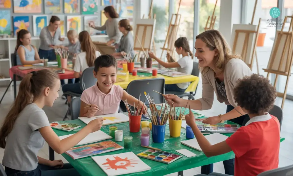 What Are the Advantages of Incorporating Art Group Sessions for Students, Teachers, and Institutions?