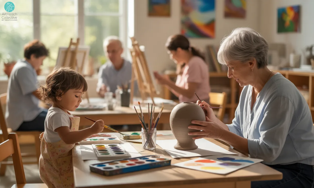 Art Therapy for Mind & Soul: Transformative Classes for Adults and Kids